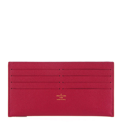 Louis Vuitton Calfskin Felicie Card Holder Insert Fuchsia 1 of 6