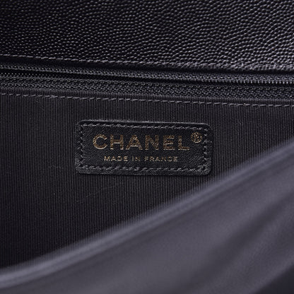 Chanel Caviar Quilted New Medium Boy Flap Black 6 of 12