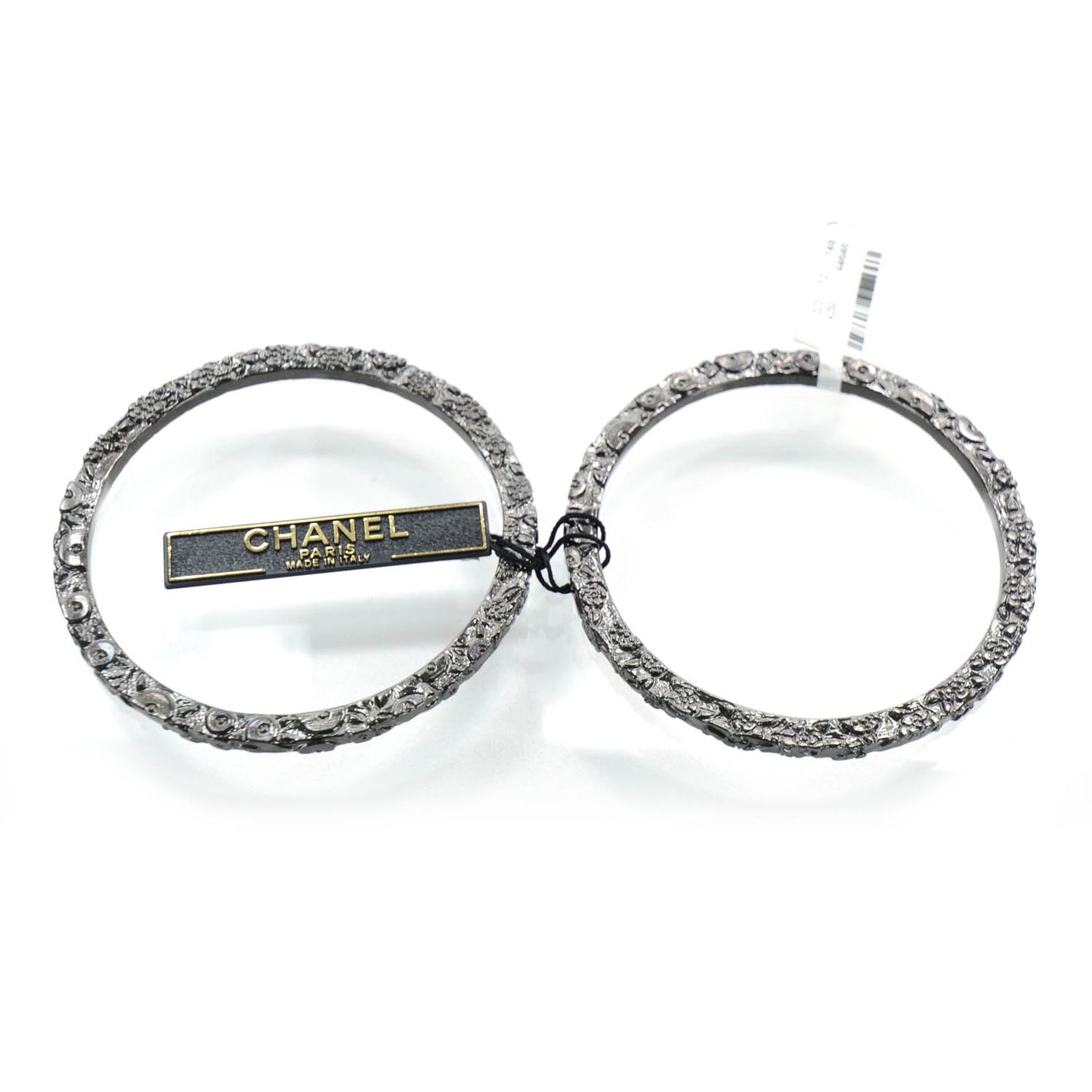 Metal Camellia Bangle Set 11P