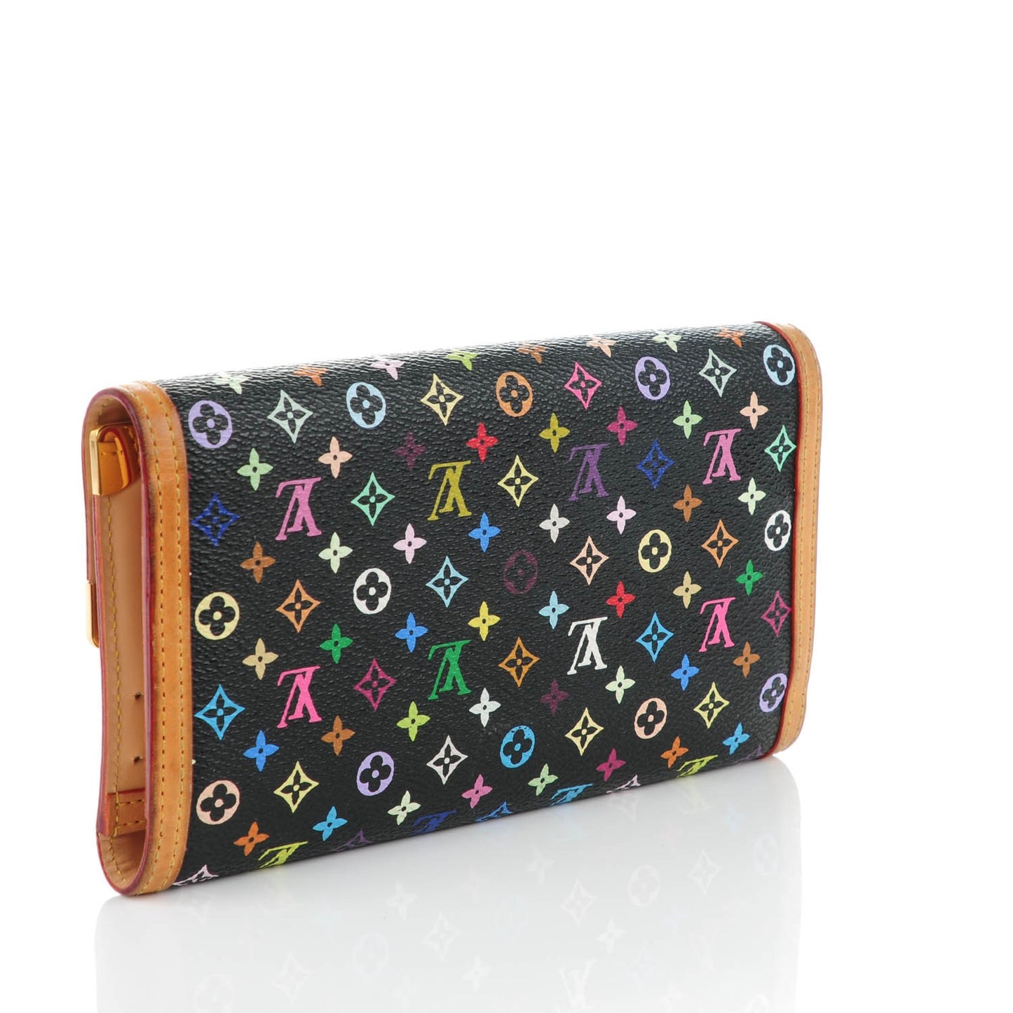 Monogram Multicolor Porte Tresor International Wallet Black