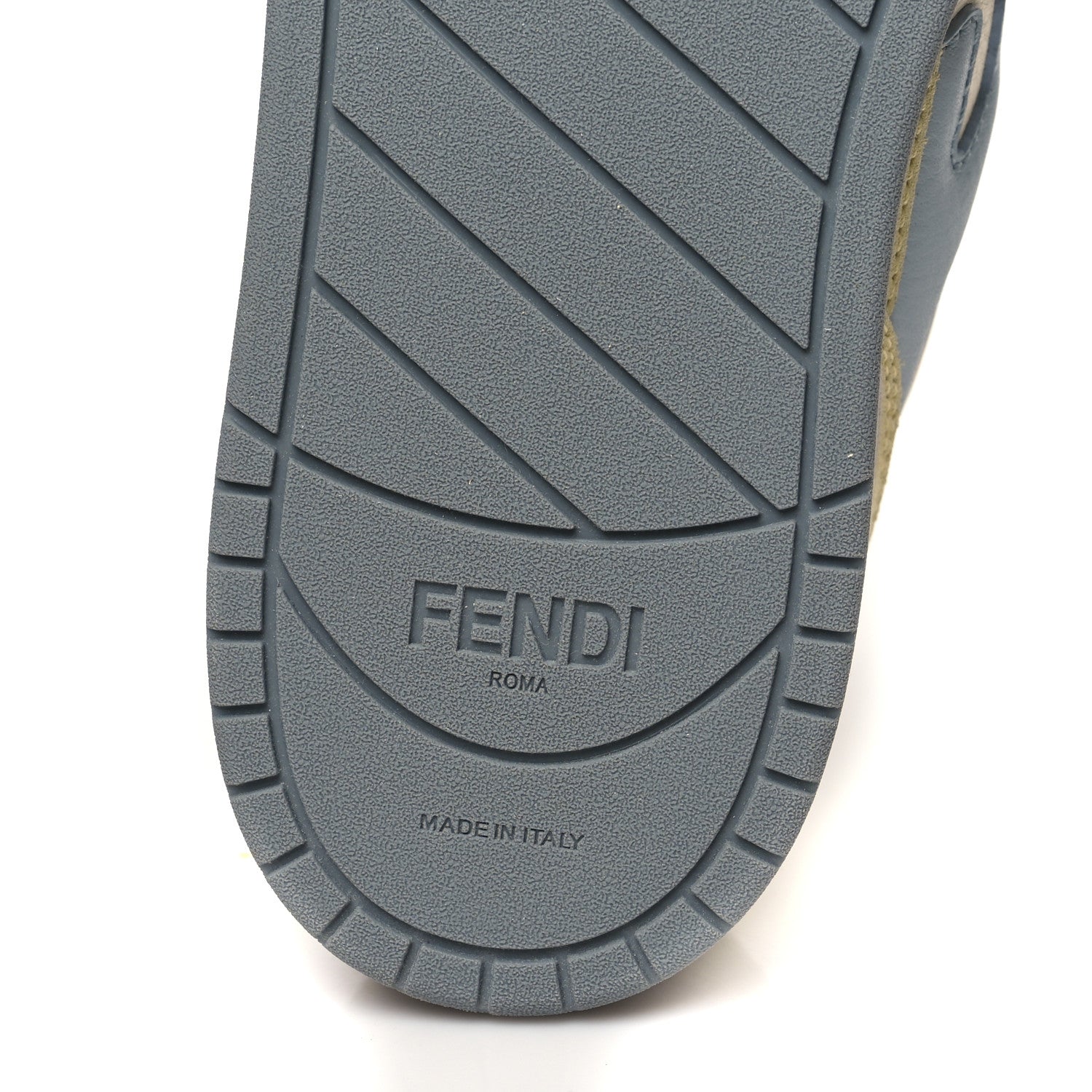 Fendi Suede Vitello Fendi Match Low Top Sneakers 41 Straw Azzurro Poison Connecticut 7 of 10