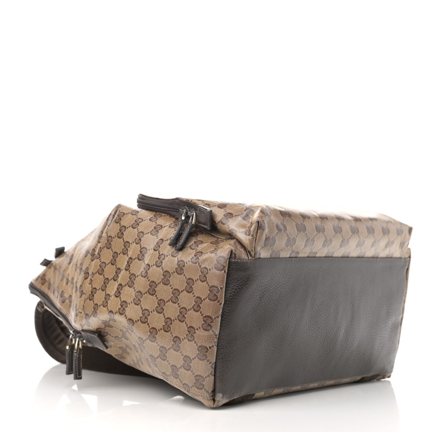 Crystal Monogram Backpack Dark Brown