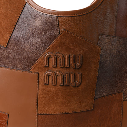 Miu Miu Nappa Patchwork Ivy Bag Cognac 6 of 8