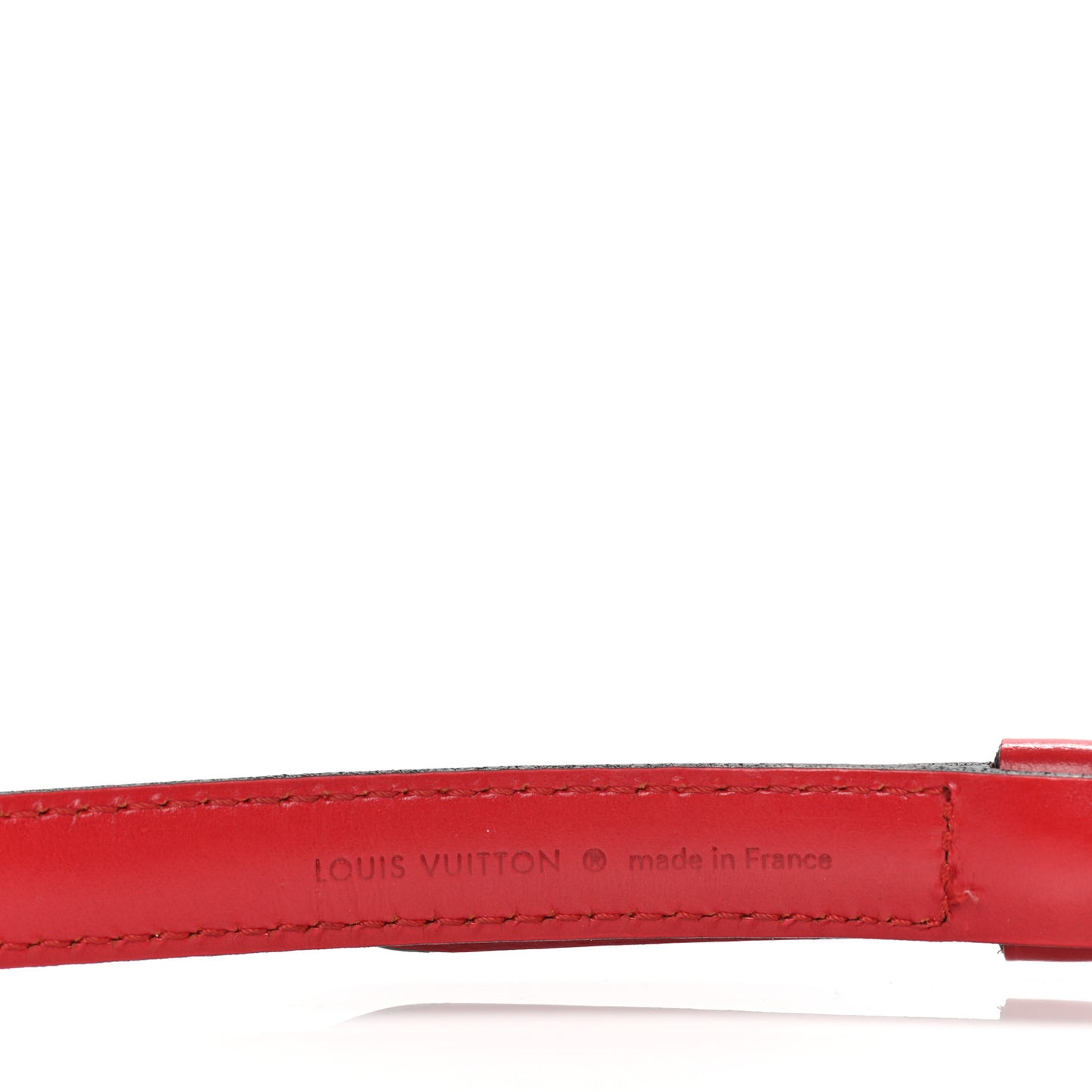 Calfskin 16mm Adjustable Shoulder Strap Red