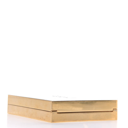 Saint Laurent Plexiglass Minaudiere Tuxedo Box Clutch Black 5 of 14