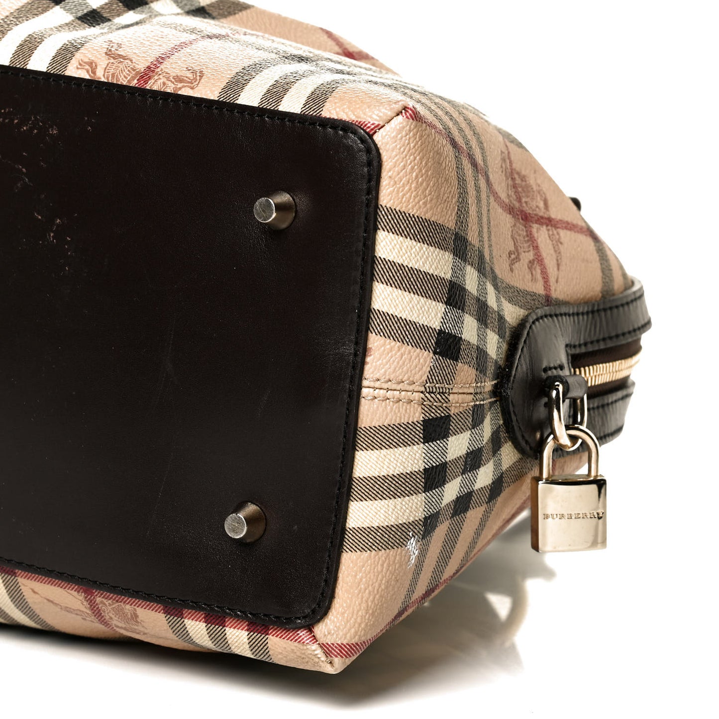 Haymarket Check Thornley Satchel Chocolate