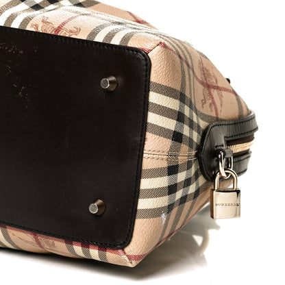 Burberry Haymarket Check Thornley Satchel Chocolate 11 of 13