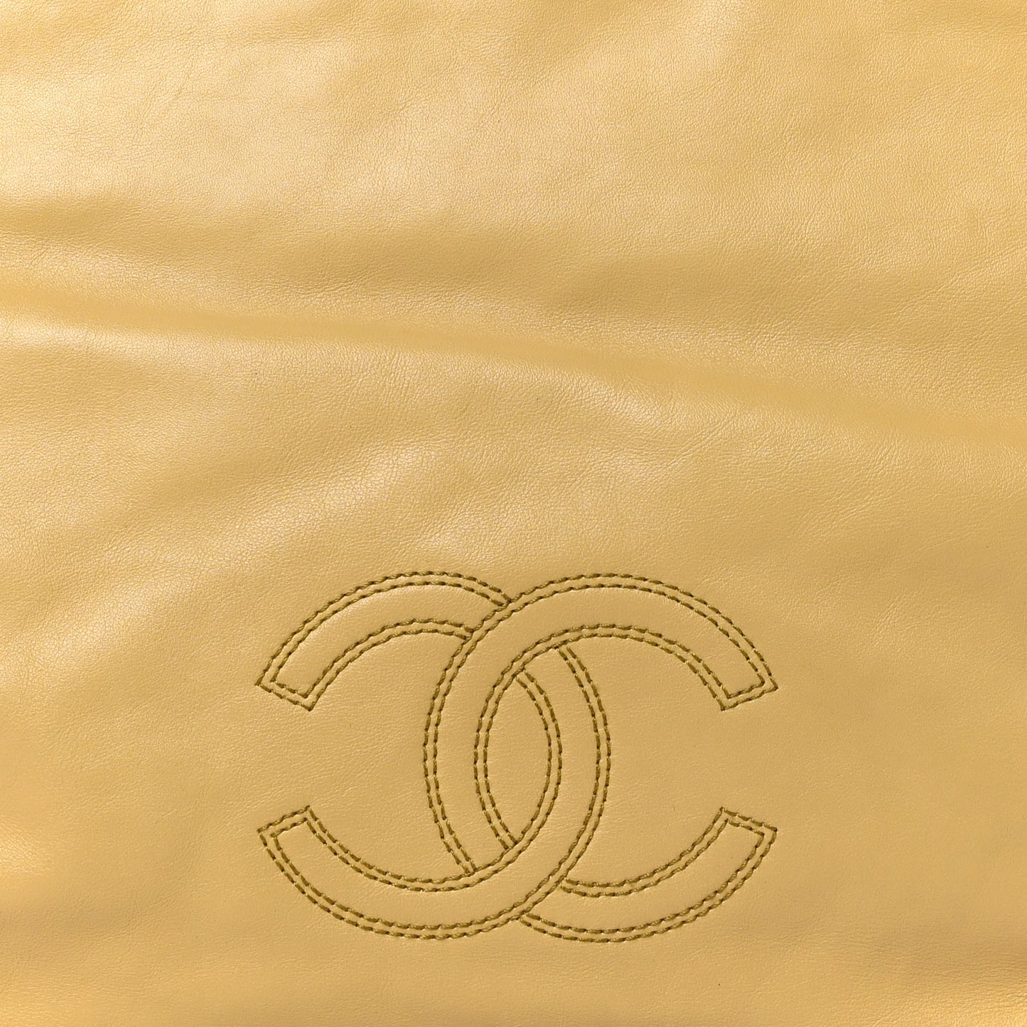 Lambskin Tortoise Handle Tote Light Yellow