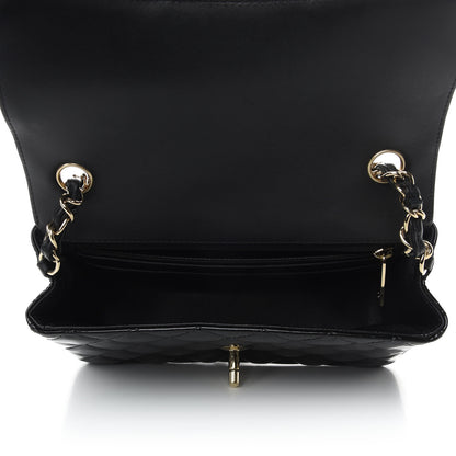 Chanel Patent Calfskin Quilted Mini Rectangular Flap Black 7 of 10
