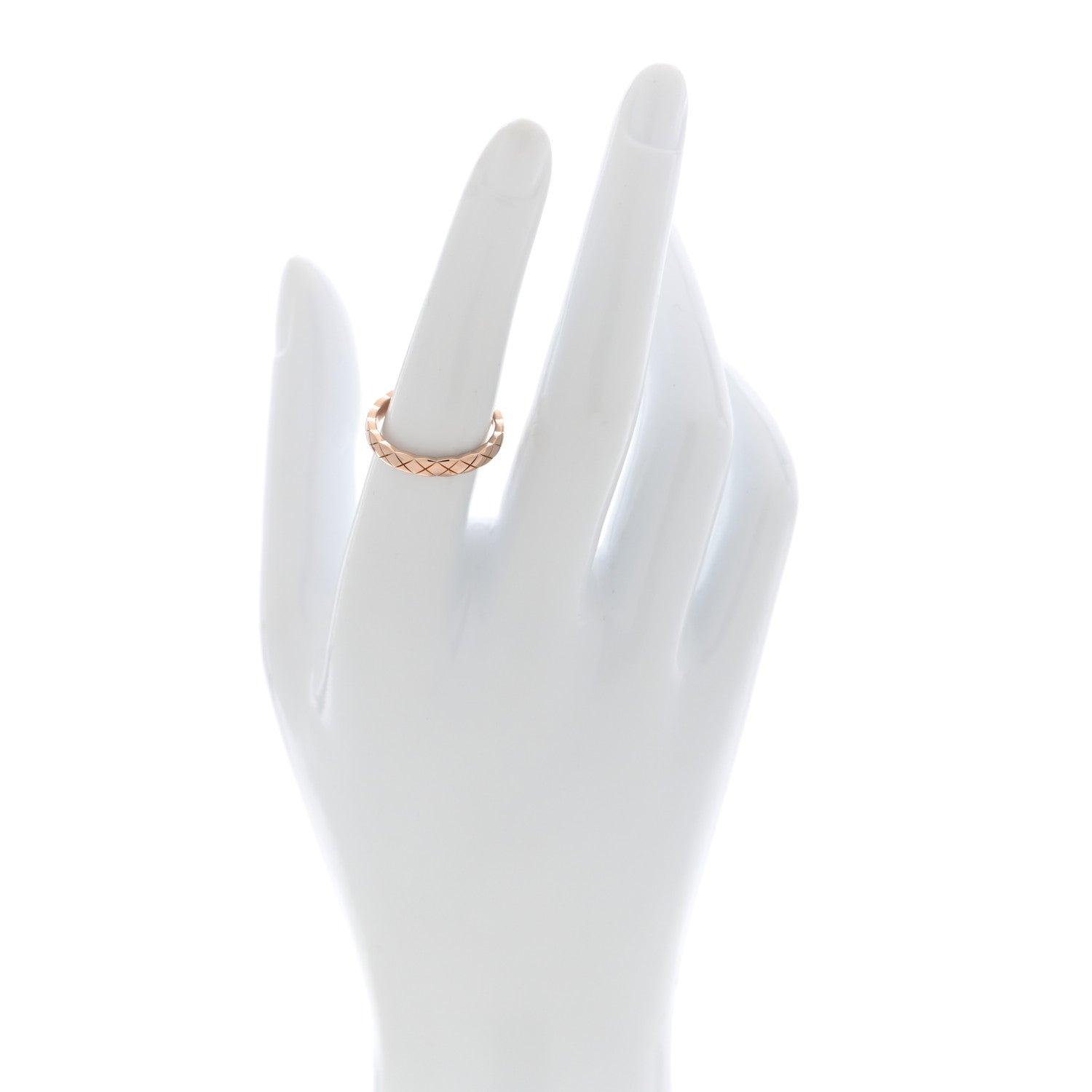 Chanel 18K Beige Gold Mini Coco Crush Ring 54 7 2 of 4