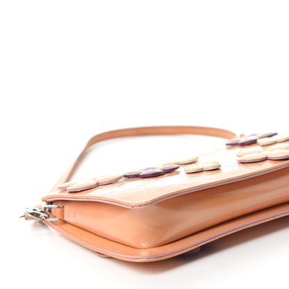 Louis Vuitton Vernis Lexington Fleurs Pochette Pink 6 of 11