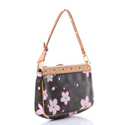Louis Vuitton Monogram Cherry Blossom Pochette Accessories Brown 3 of 14