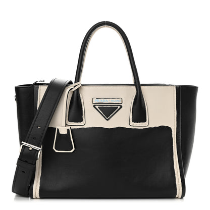 Prada Grace Lux Concept Tote White Black 1 of 11