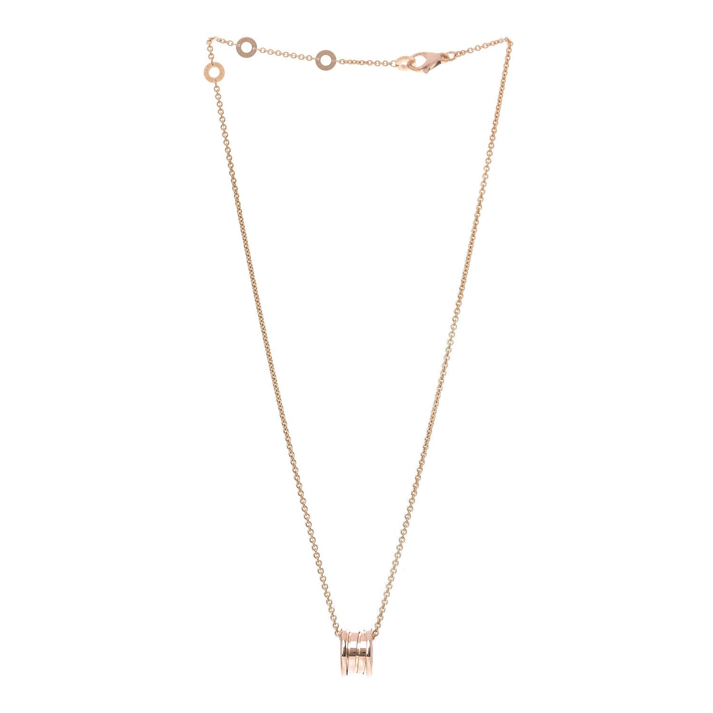 18K Rose Gold B.Zero1 Pendant Necklace