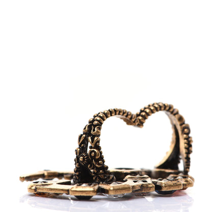 Gucci Crystal Double G Ring M Multicolor 4 of 5
