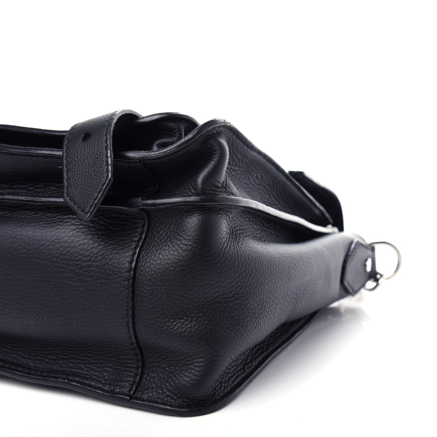 Proenza Schouler Soft Grainy Calfskin Medium PS1 Satchel Black 9 of 10