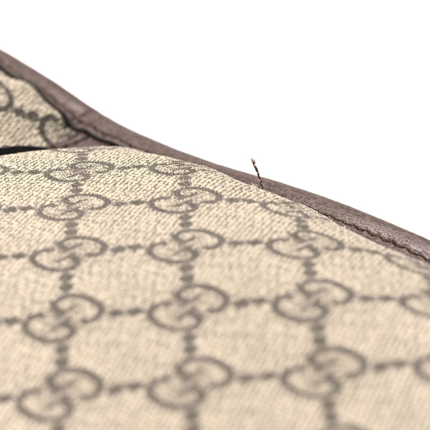 Gucci GG Supreme Monogram Textured Dollar Calfskin Web Ophidia Savoy Garment Bag Beige Ebony New Acero 11 of 12
