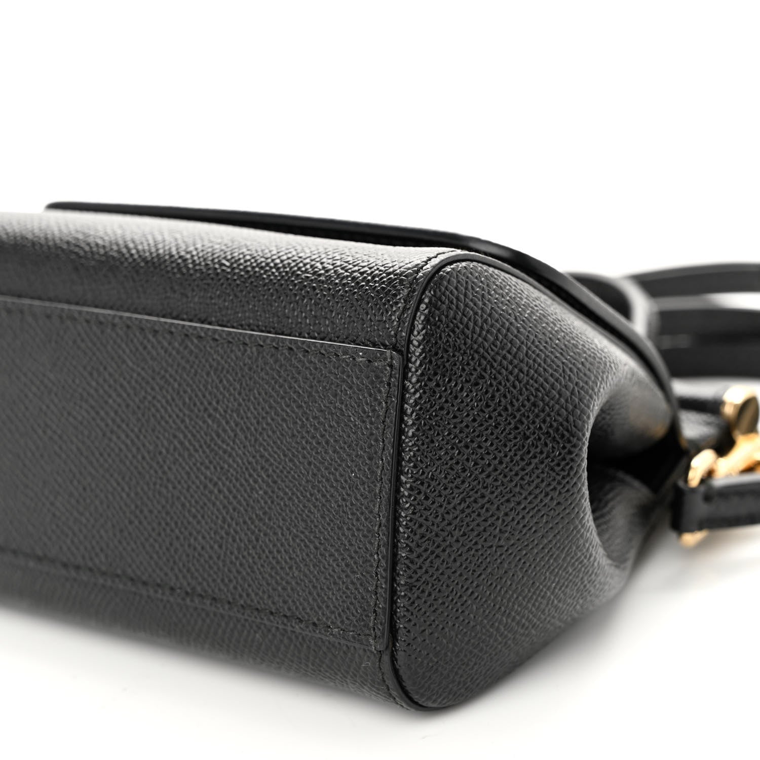 Dolce & Gabbana Dauphine Mini Miss Sicily Satchel Black 9 of 9