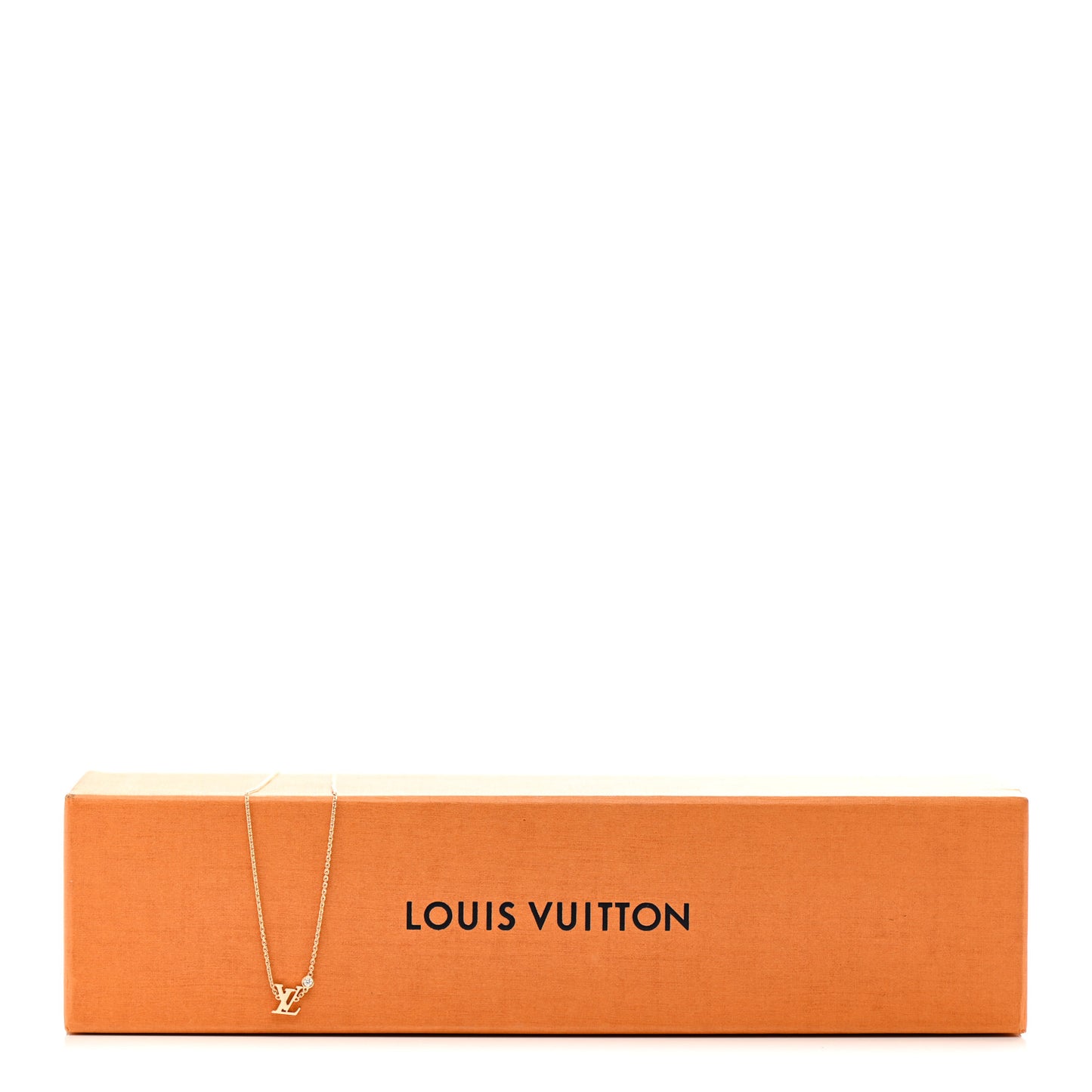 18K Yellow Gold Diamond Idylle Blossom LV Pendant Necklace