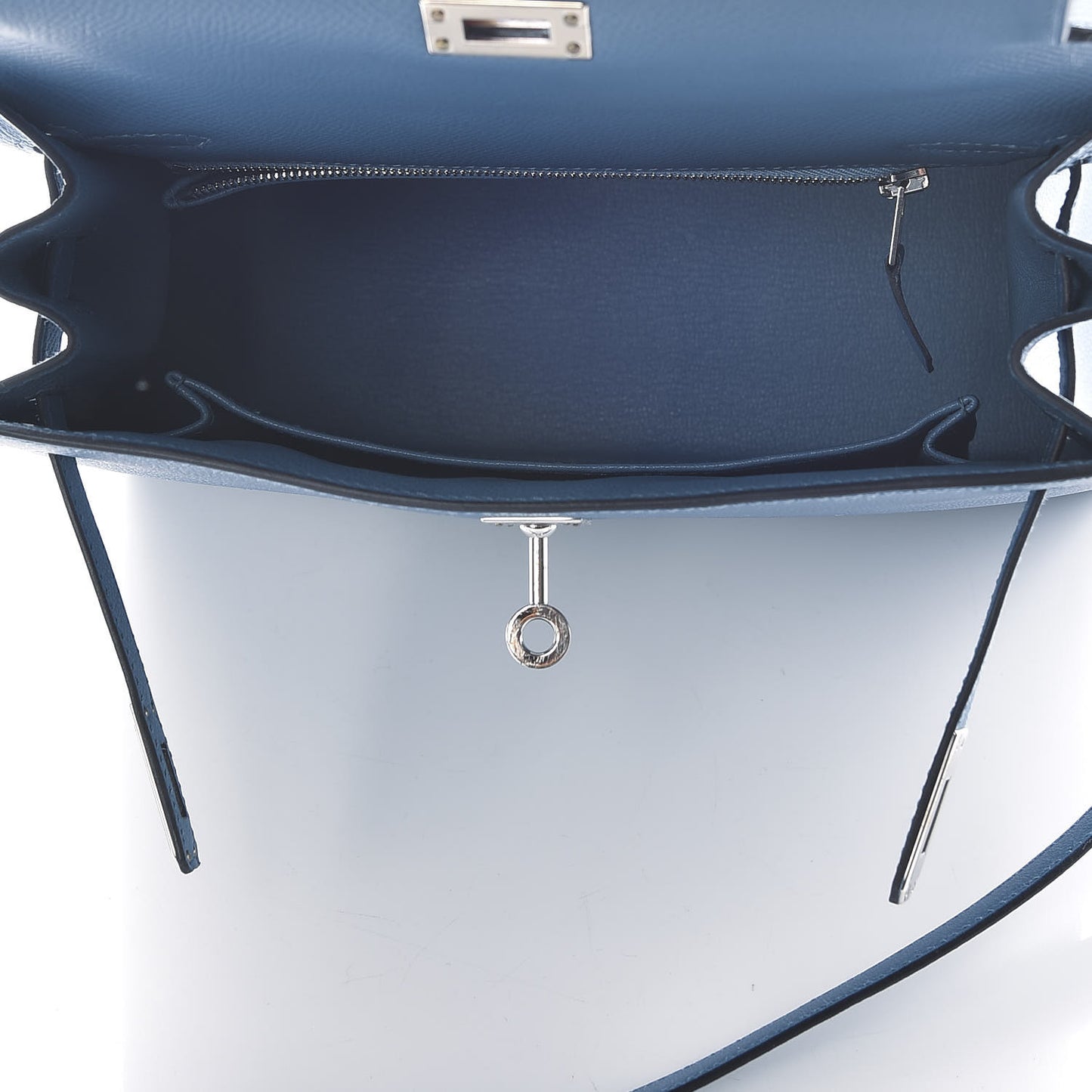 Epsom Kelly Sellier 25 Bleu Azur