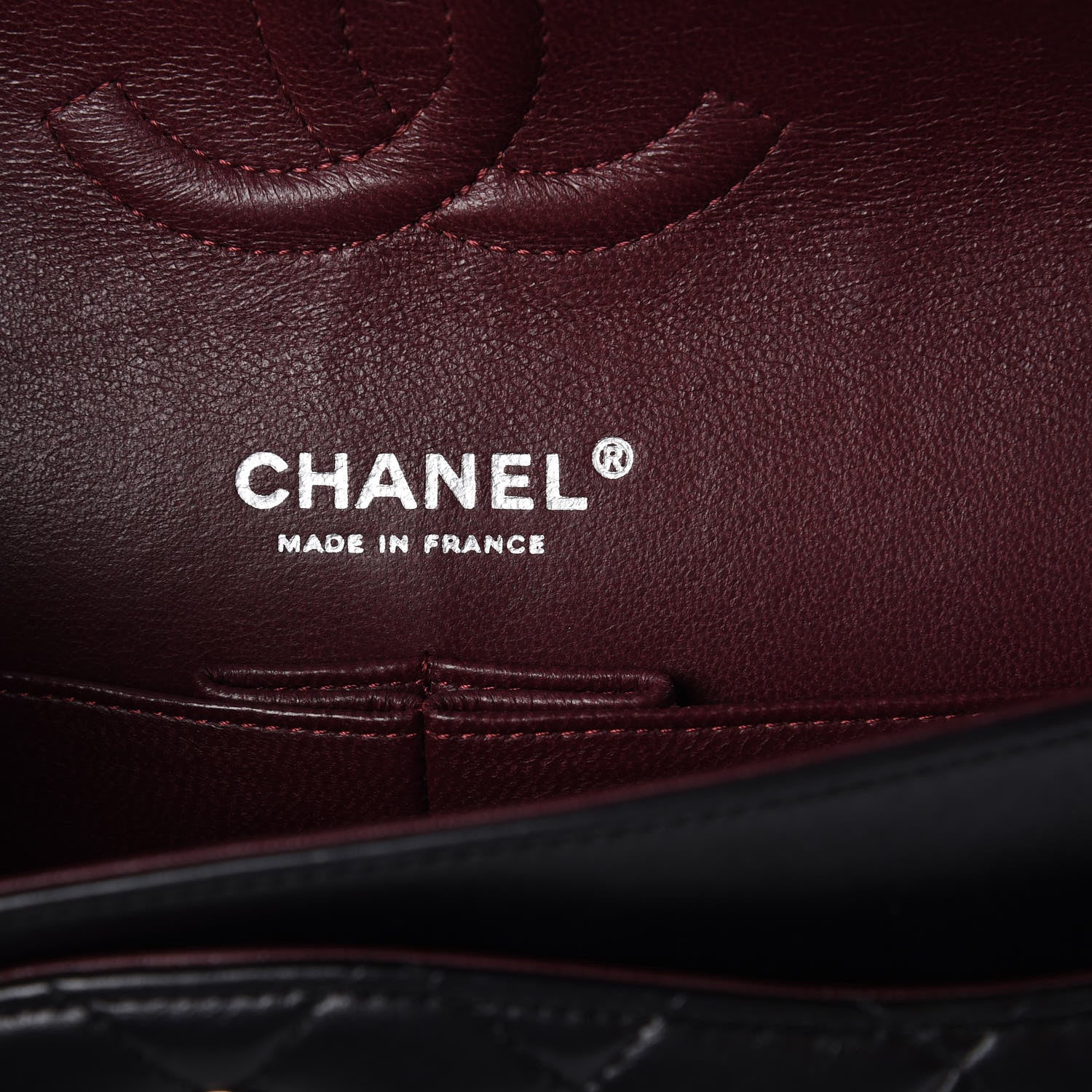 Chanel Lambskin Quilted Medium Double Flap Black 6 of 9