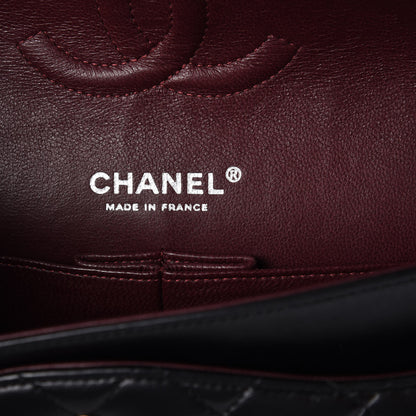 Chanel Lambskin Quilted Medium Double Flap Black 6 of 9