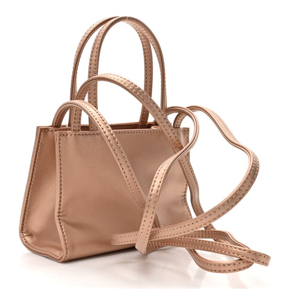 Telfar Metallic Vegan Leather Small Shopping Bag Copper 3 of 9