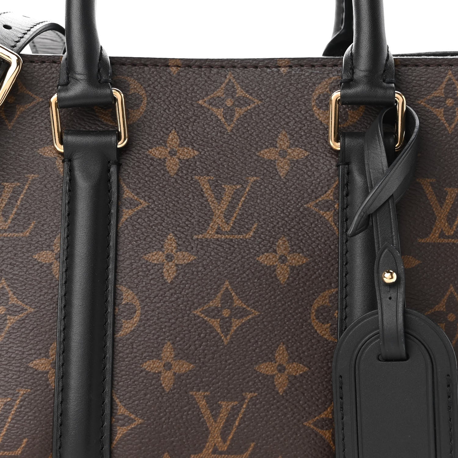 Louis Vuitton Monogram Soufflot BB Black 7 of 9