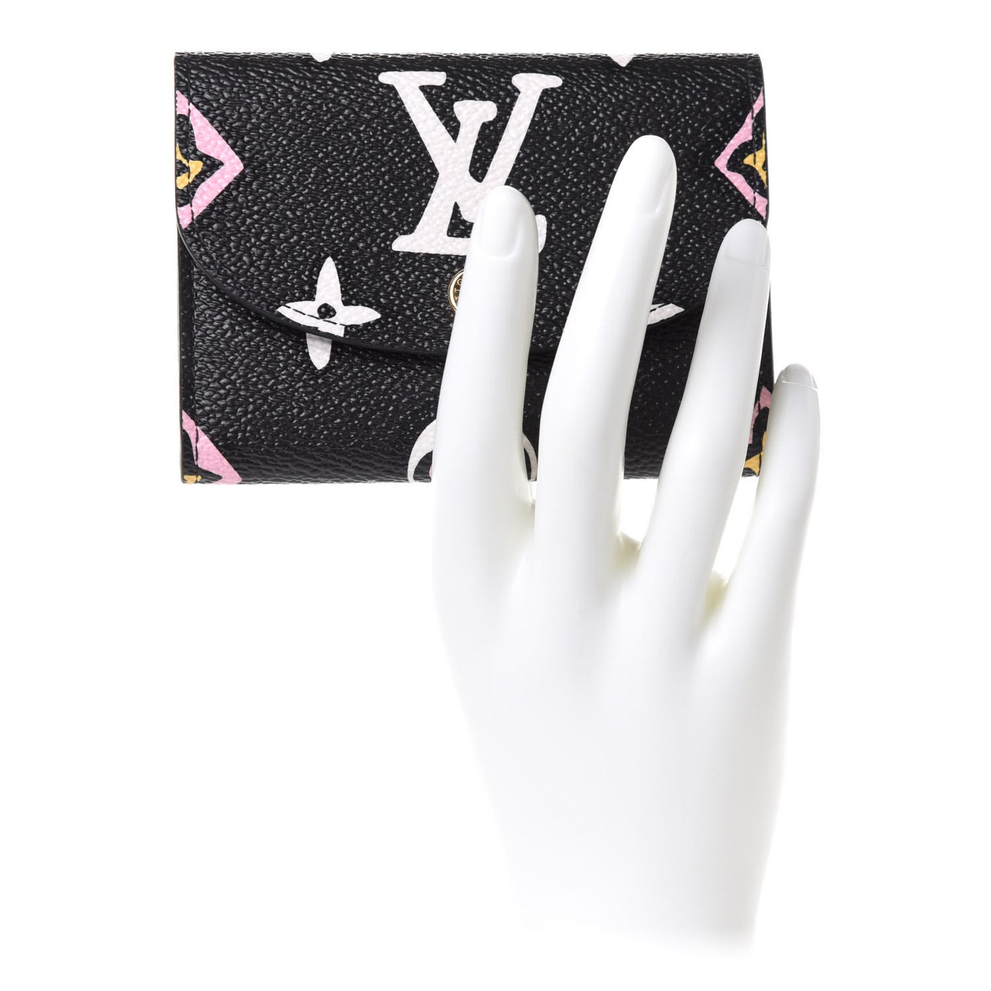 Monogram Giant Wild At Heart Rosalie Coin Purse Black