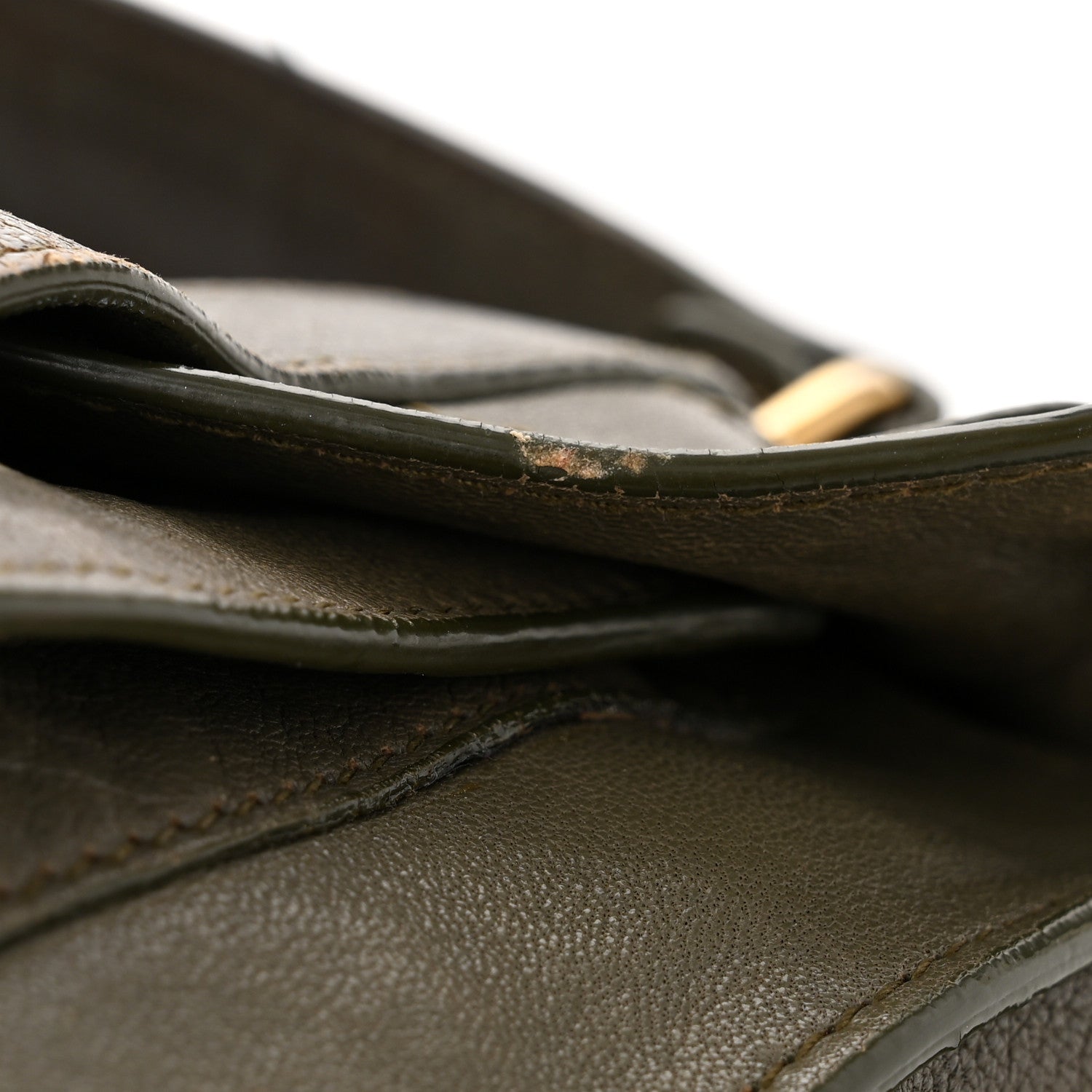 Proenza Schouler Lambskin Tiny PS1 Satchel Dark Olive 12 of 17