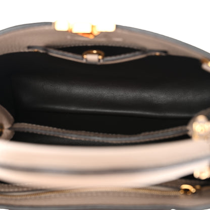 Louis Vuitton Taurillon Capucines BB Galet 5 of 10