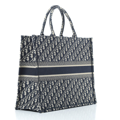 Christian Dior Oblique Book Tote Blue Multicolor 3 of 11