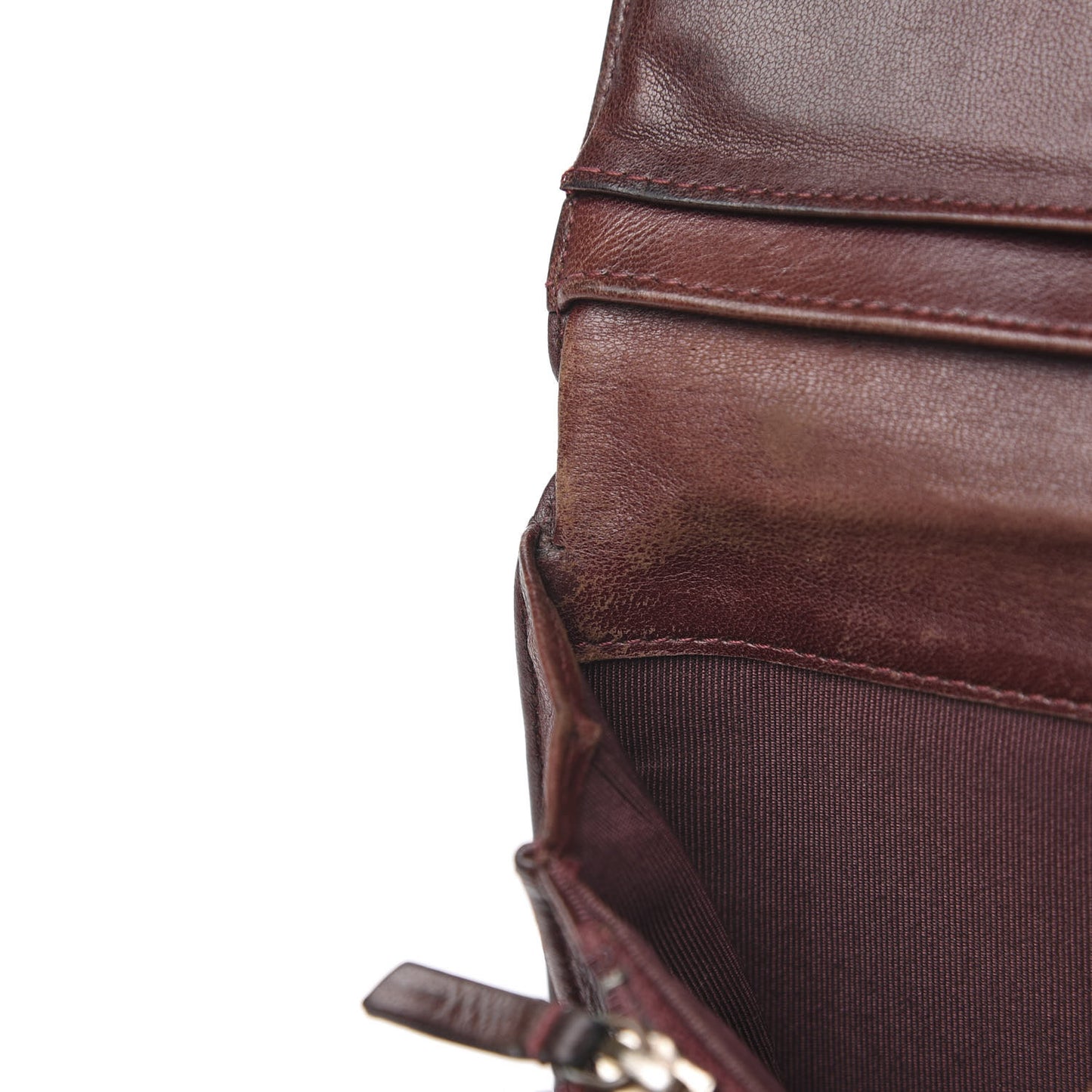 Lambskin Quilted Yen Wallet Black