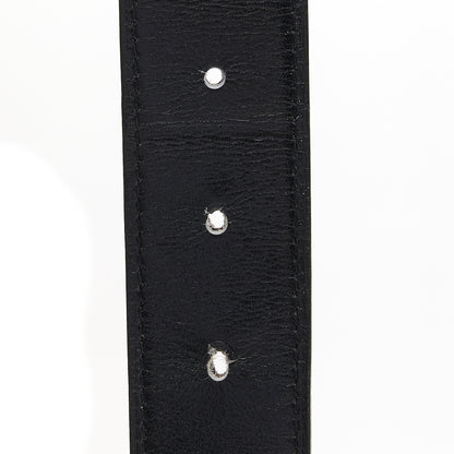 Hermes Box Togo 32mm H Belt 90 36 Black Chocolate 5 of 12
