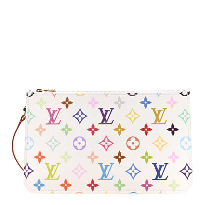 Louis Vuitton LV X TM Monogram Multicolor Neverfull Pochette White 1 of 6