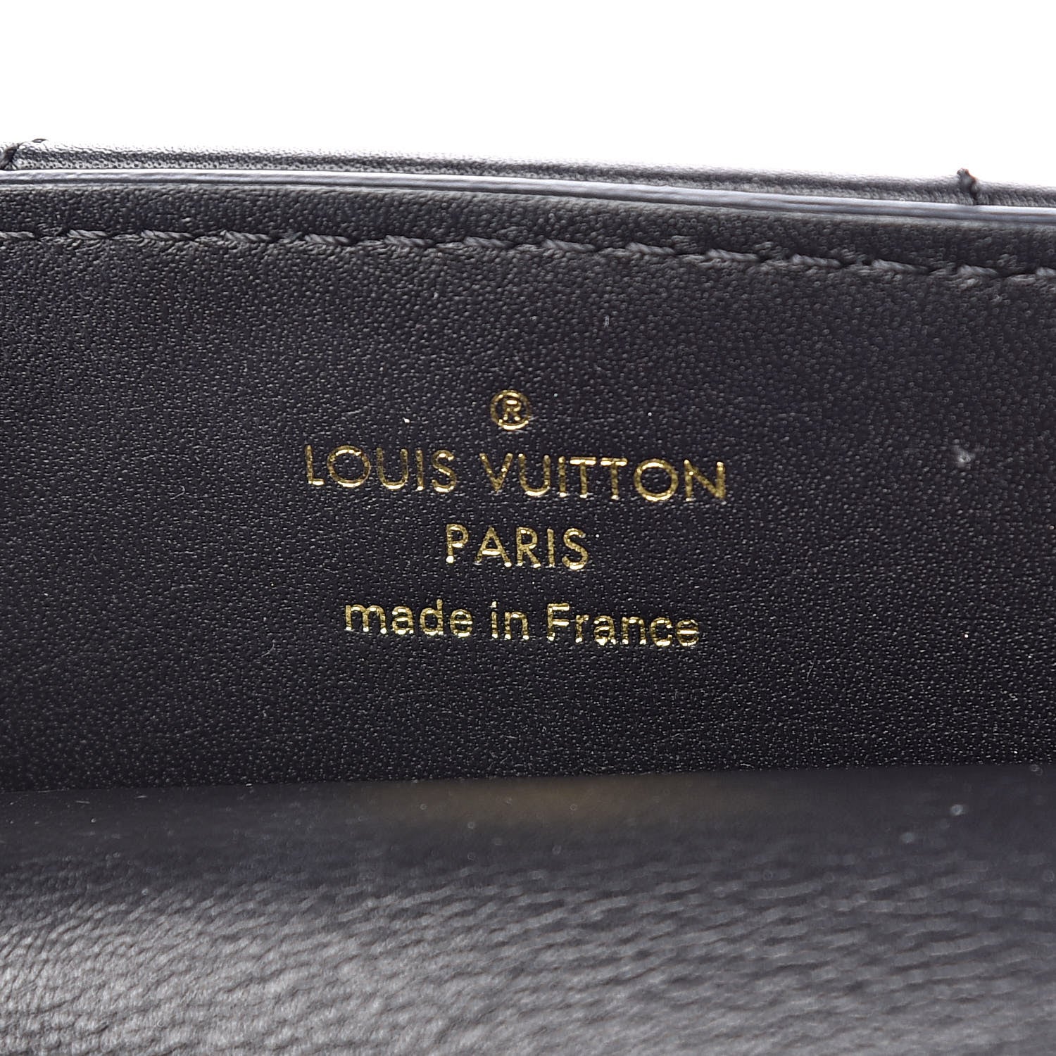 Louis Vuitton Calfskin New Wave Chain Tote Black 6 of 9