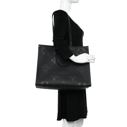 Louis Vuitton Empreinte Monogram Giant Onthego GM Black 2 of 10