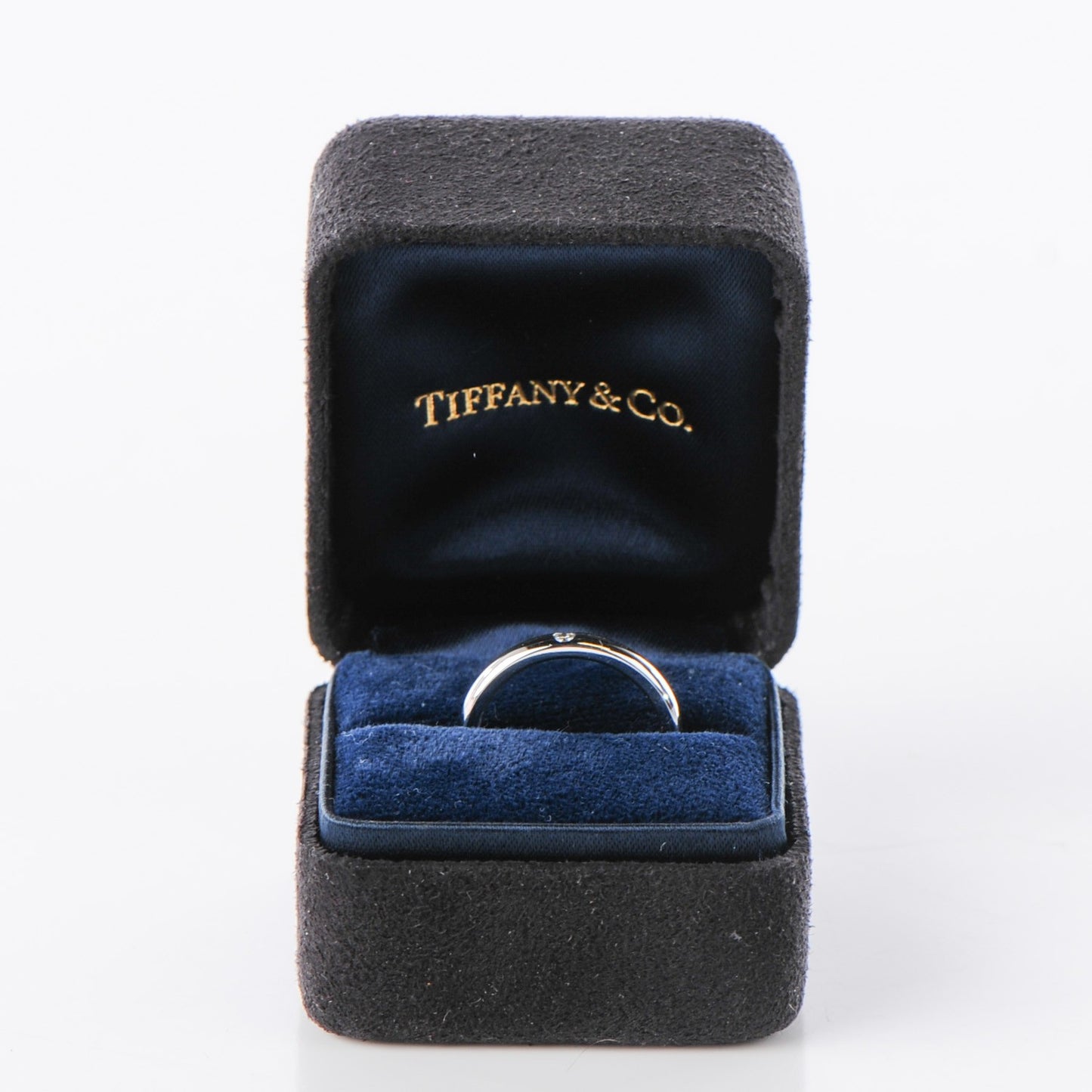 Platinum Diamond Elsa Peretti Band Ring 5.5
