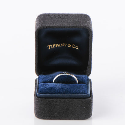 Tiffany Platinum Diamond Elsa Peretti Band Ring 5.5 4 of 6