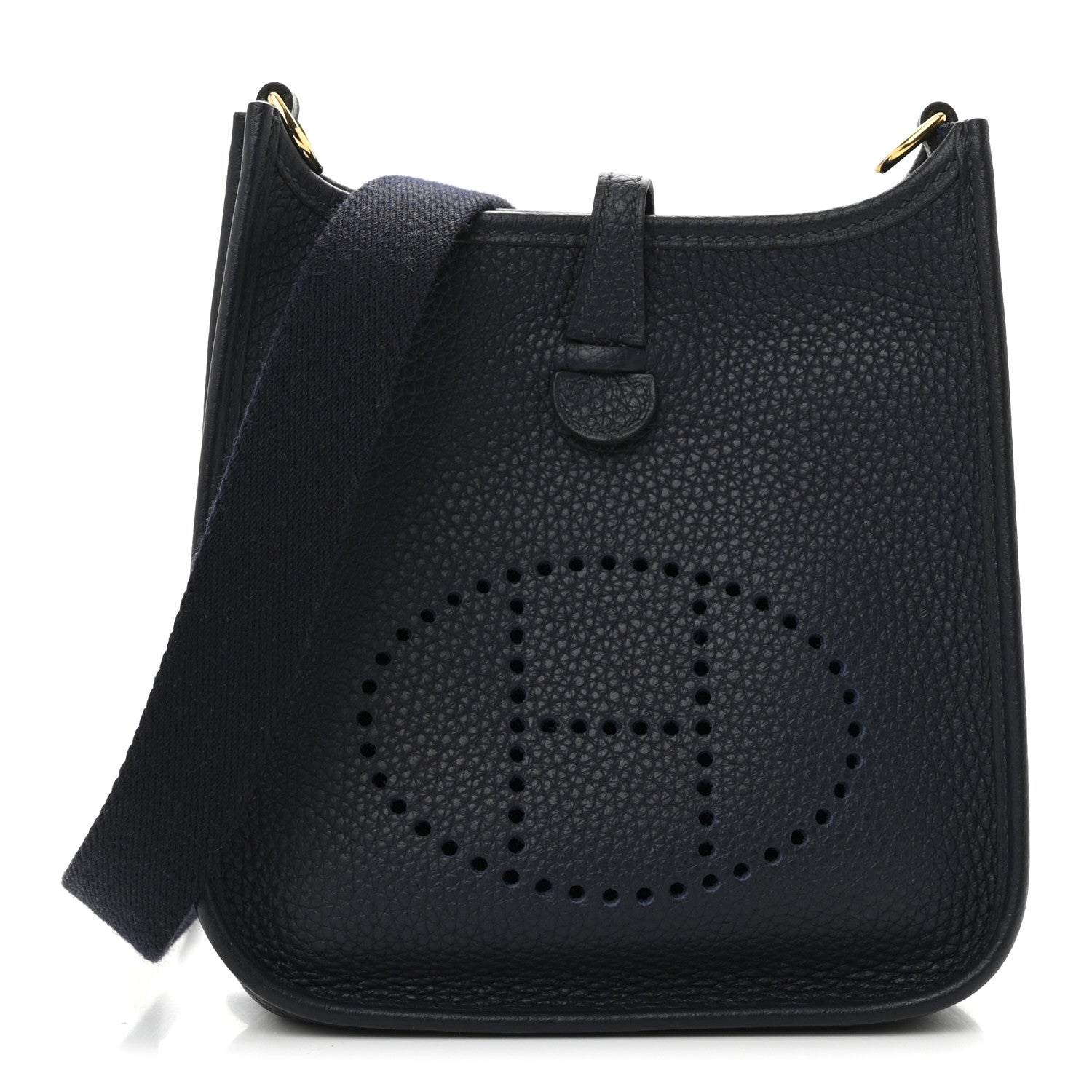Hermes Taurillon Clemence Evelyne TPM Bleu Nuit 1 of 11