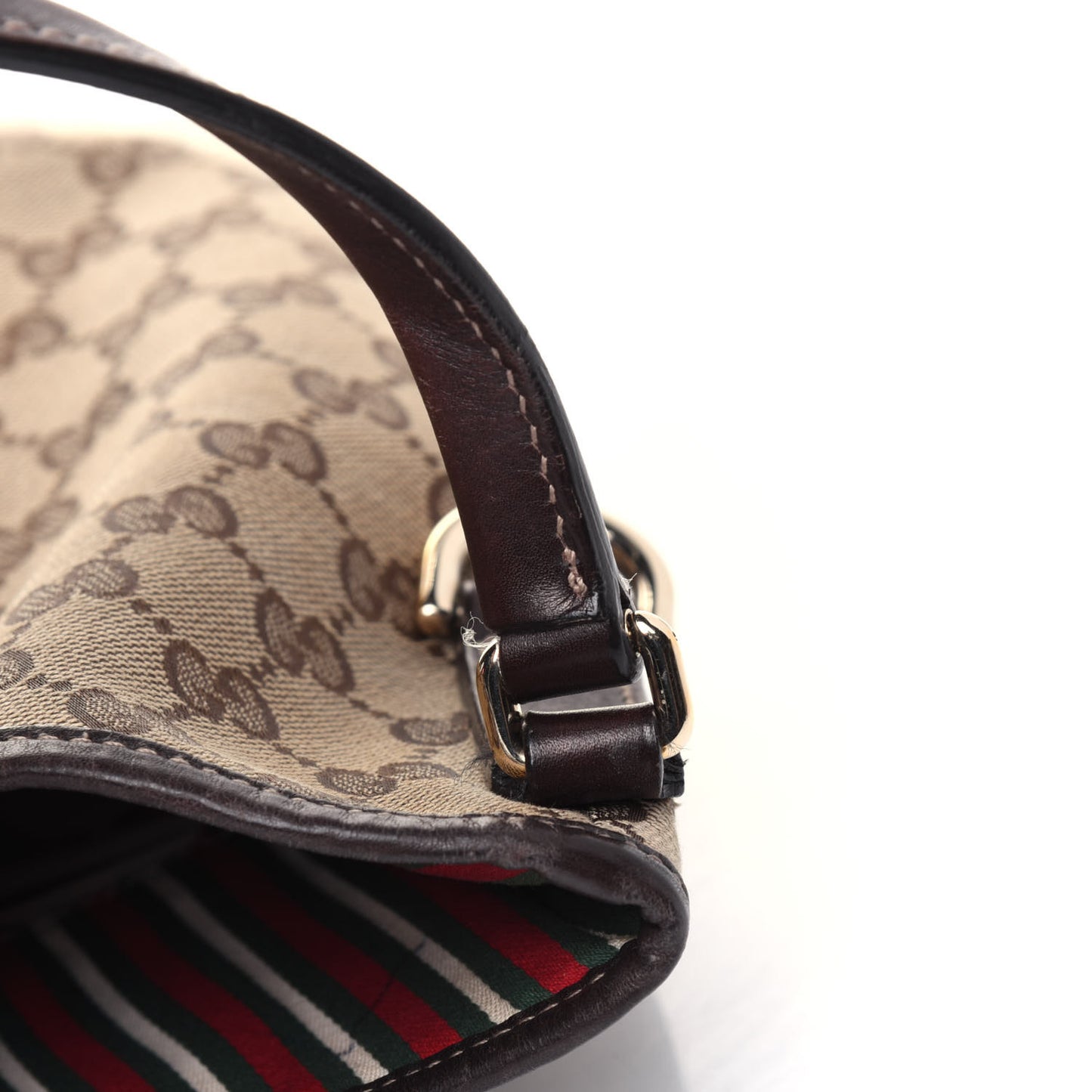 Monogram Medium New Britt Hobo Dark Brown