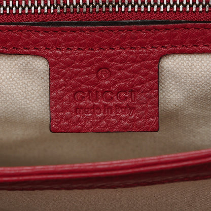 Gucci Cellarius Calfskin GG Marmont Shoulder Bag Vulcanic Red 6 of 6