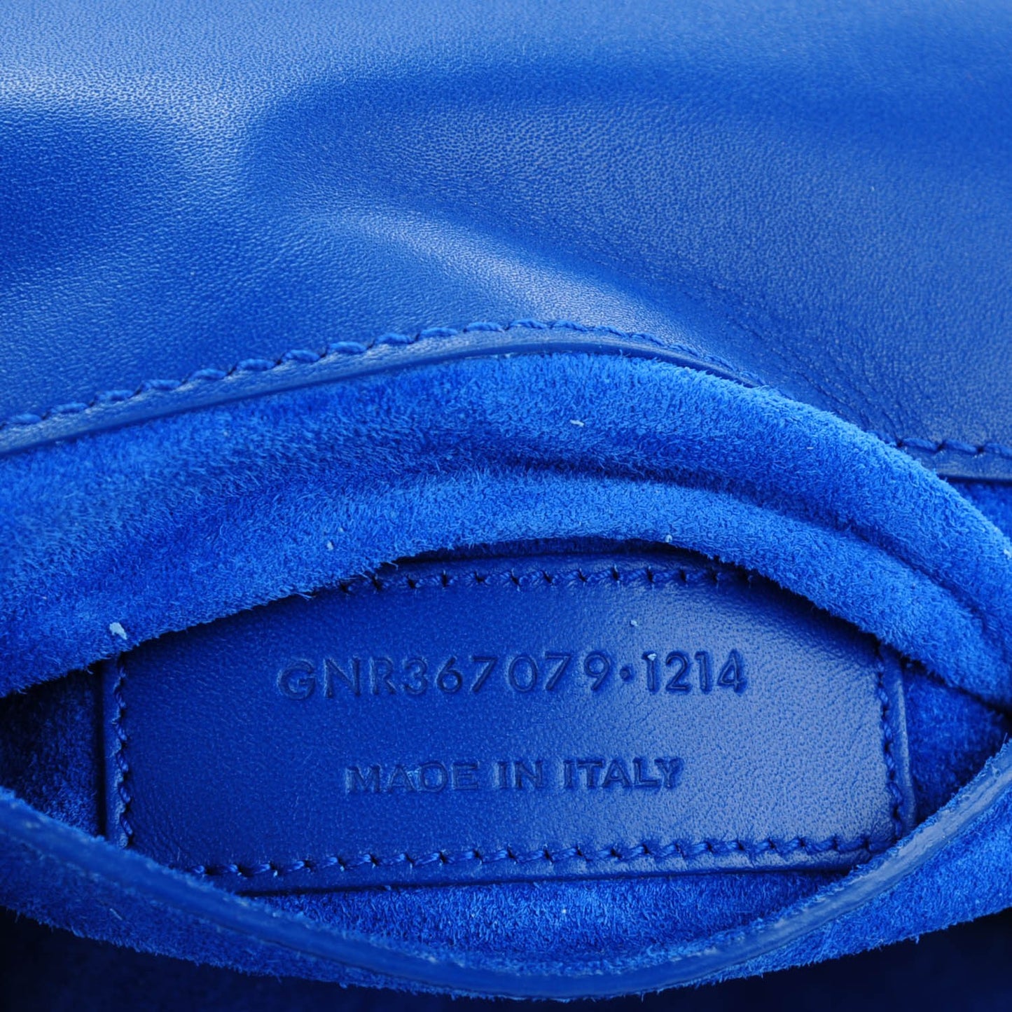 Calfskin Small Classic Monogram Universite Bag Royal Blue