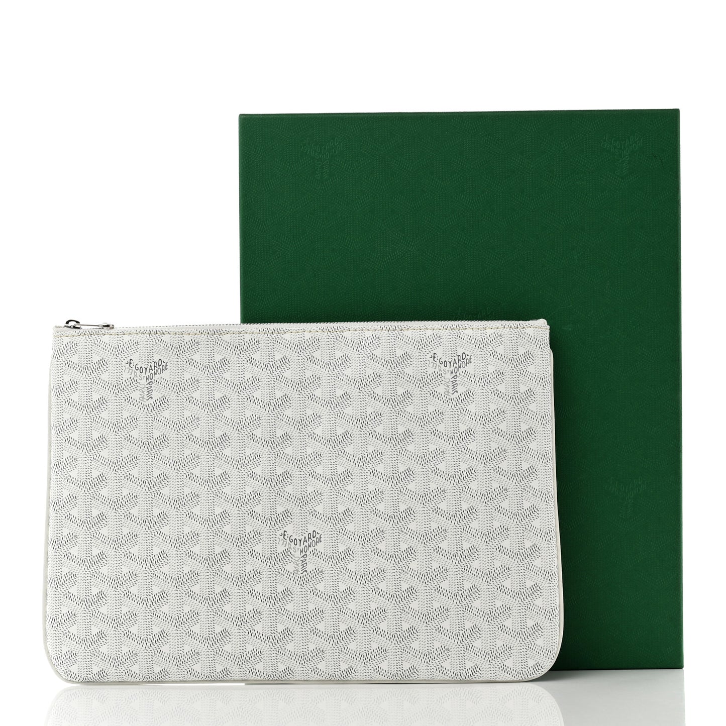 Goyardine Senat Pochette MM White