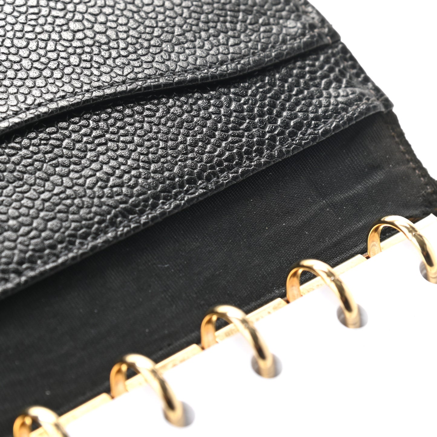 Caviar CC Small Ring Agenda Planner Black