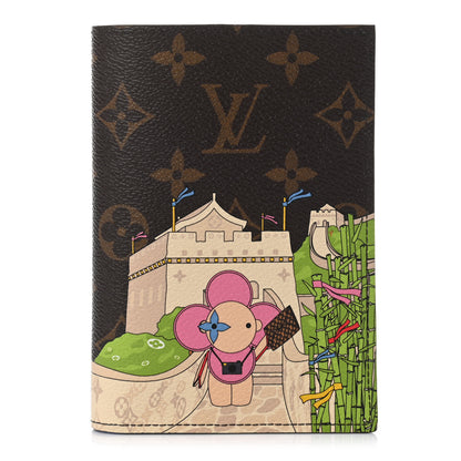 Louis Vuitton Monogram 2021 Christmas Animation China Passport Cover Myosotis Blue 1 of 6