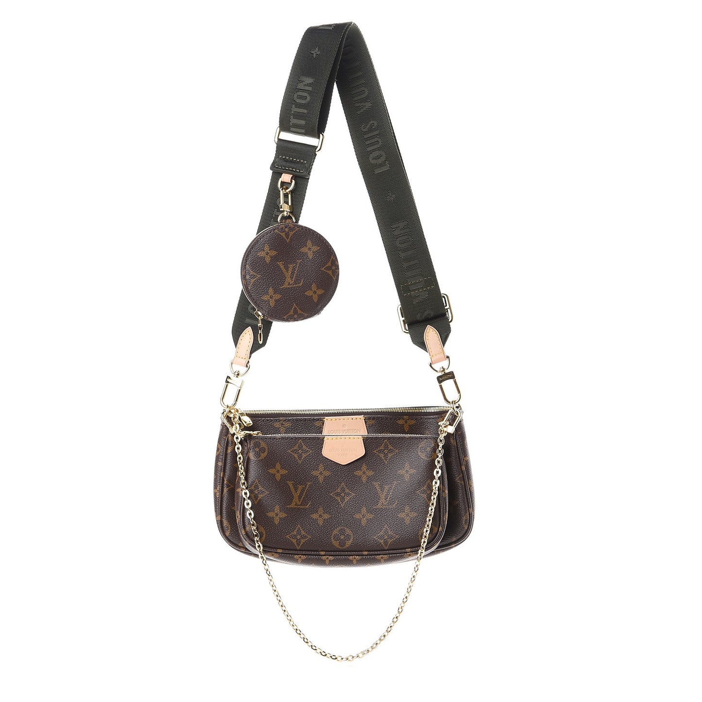 Monogram Multi Pochette Accessories Kaki