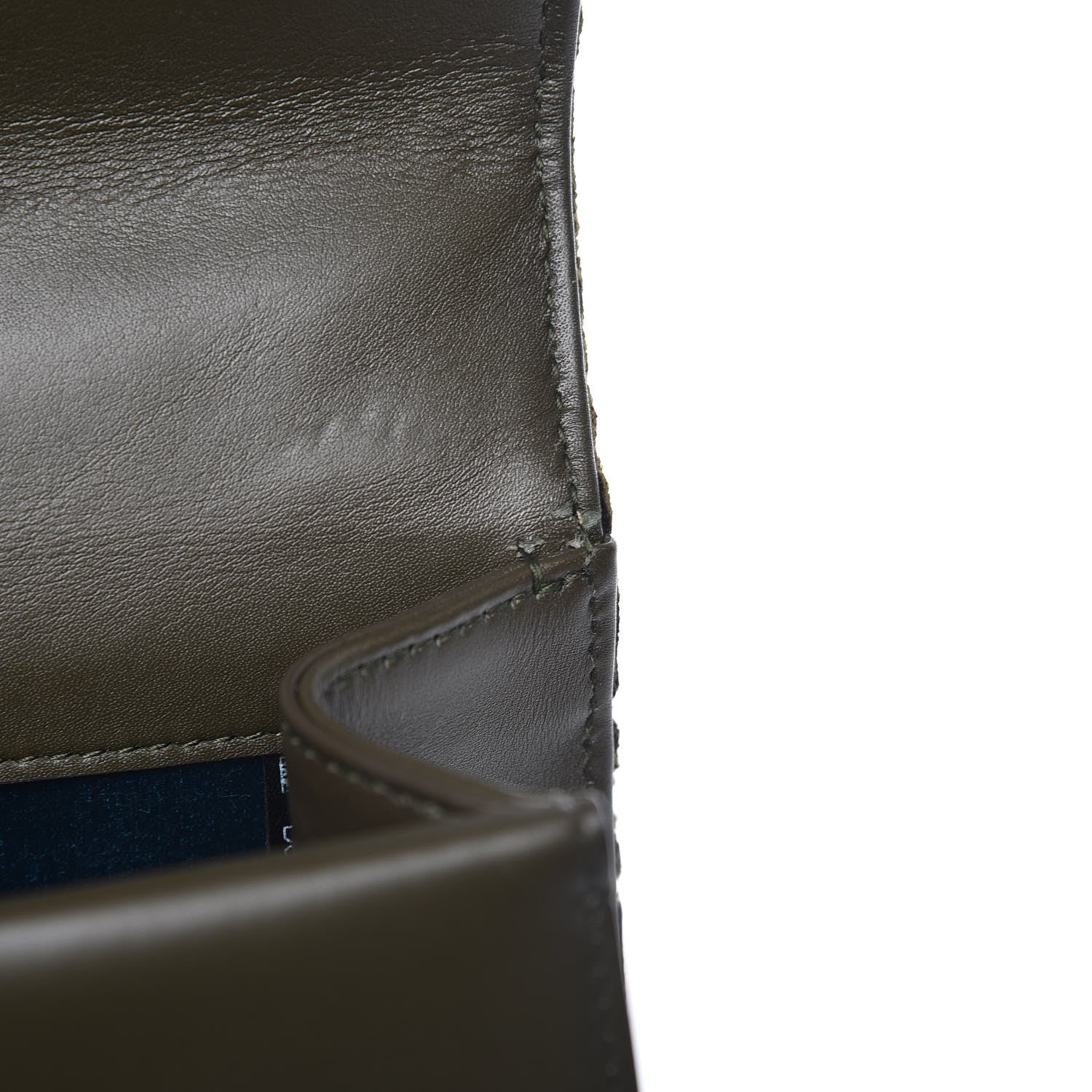 Gucci Velvet Moon Calfskin Crystal GG Monogram Small Dionysus Shoulder Bag Dark Olive Rose Gold 10 of 11