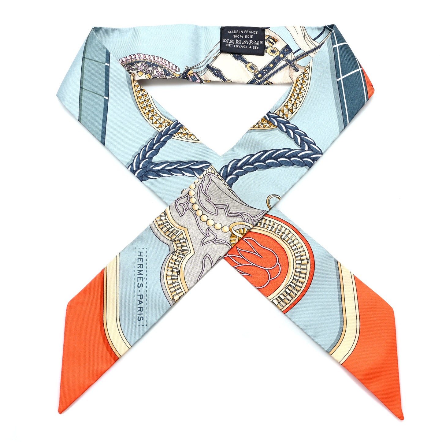 Silk Grand Apparat Twilly Argile Clair Orange Jaune
