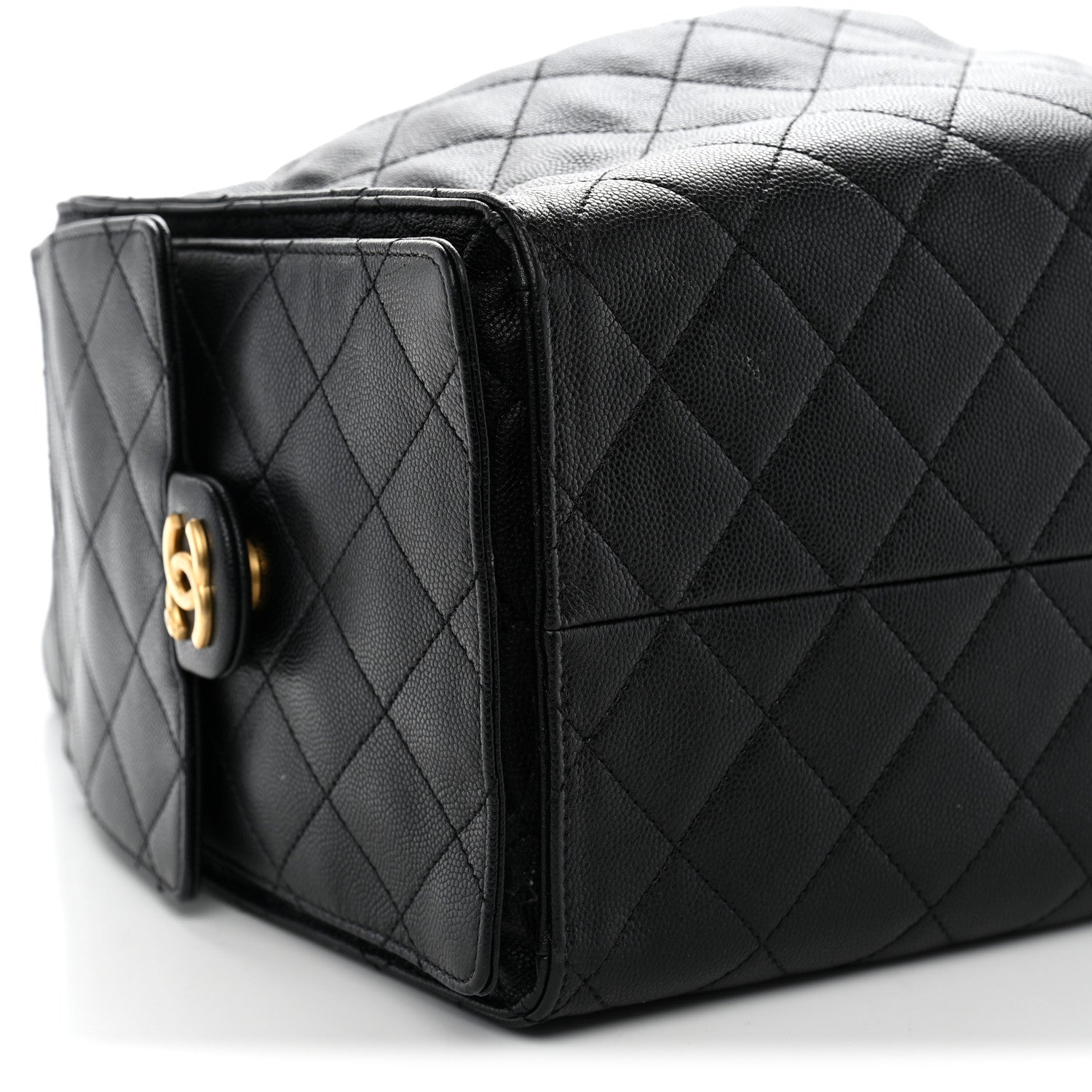 Chanel Caviar Quilted Medium Chanel 25 Handbag Black 7 of 10